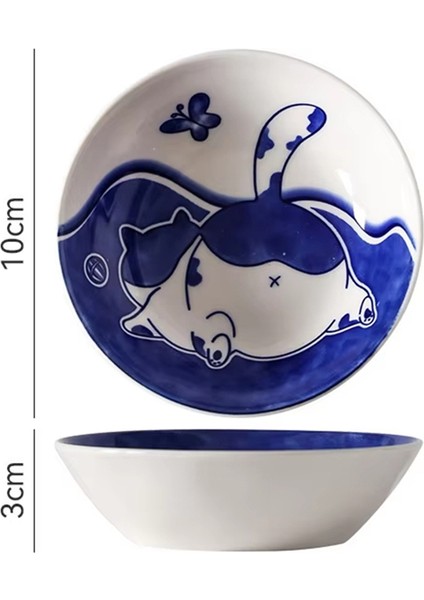 Seramik Kedi Soslukları - Japon Tarzı Suşi Tabağı, Sevimli Karikatür Su Damlası Şeklinde Tatlı Sofra Takımı (Yurt Dışından) fiyatları