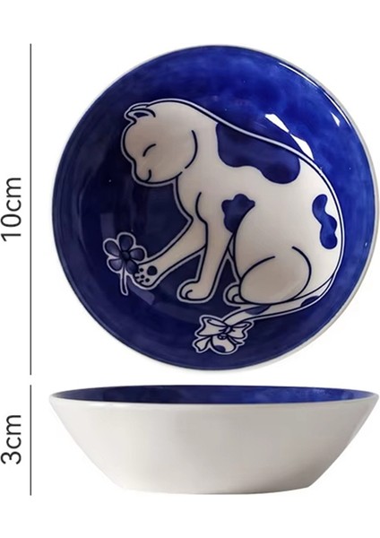 Seramik Kedi Soslukları - Japon Tarzı Suşi Tabağı, Sevimli Karikatür Su Damlası Şeklinde Tatlı Sofra Takımı (Yurt Dışından) modelleri