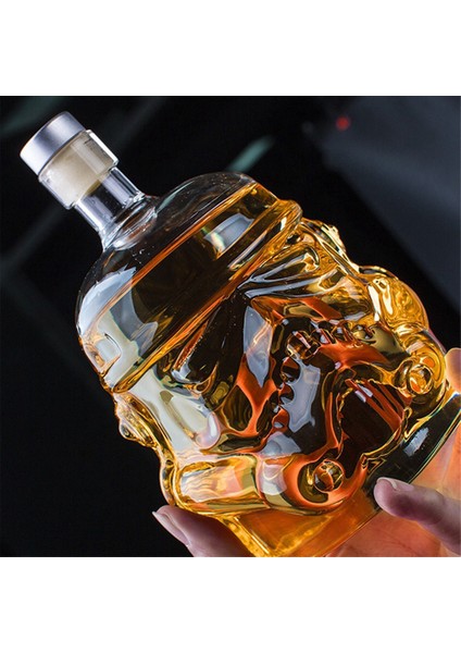 Şeffaf Kafatası Camı, Yüksek Borosilikat Cam, Isıya Dayanıklı Şarap Gereçleri, Kafatası Şarap Şişesi (Yurt Dışından) modelleri