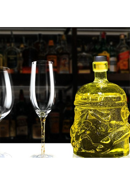 Şeffaf Kafatası Camı, Yüksek Borosilikat Cam, Isıya Dayanıklı Şarap Gereçleri, Kafatası Şarap Şişesi (Yurt Dışından) fırsatları