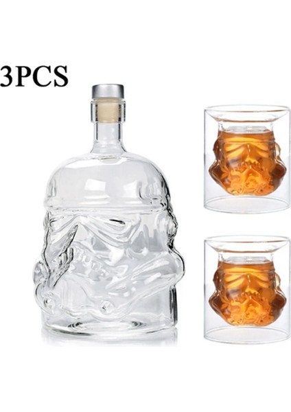 Şeffaf Kafatası Camı, Yüksek Borosilikat Cam, Isıya Dayanıklı Şarap Gereçleri, Kafatası Şarap Şişesi (Yurt Dışından) indirimleri