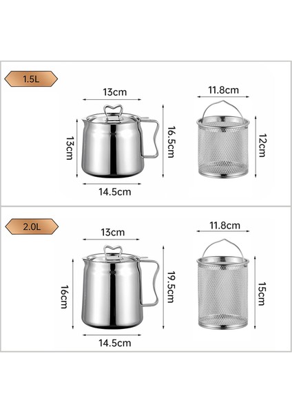 Paslanmaz Çelik Yağ Filtre Kabı, 304 Paslanmaz Çelik Büyük Kapasiteli Çok Amaçlı Yağ Filtre Kabı, 2l Yağ Filtre Tankı (Yurt Dışından) fırsatları