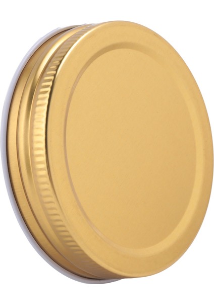 24 Paket Kavanoz Kapağı Normal Ağızlı Sızdırmaz Güvenli Saklama Katı Kapaklar (Altın) (Yurt Dışından)