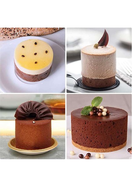 10 Adet Paslanmaz Çelik Mus Halkası Yuvarlak Bisküvi Kesici Kek Kalıbı Mutfak Pişirme Pastacılık Aracı Tart, Fondan Vb. Için (Yurt Dışından) modelleri