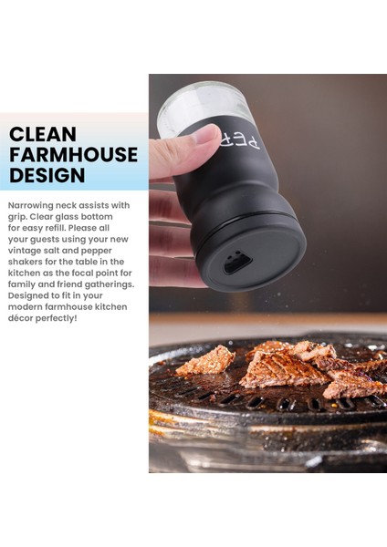 Ayarlanabilir Kapaklı Çiftlik Tuz ve Biberlik Seti, Modern Ev Tarzı Mutfak Dekorasyonu, Sevimli Tuzluk Seti (Yurt Dışından) fiyatları