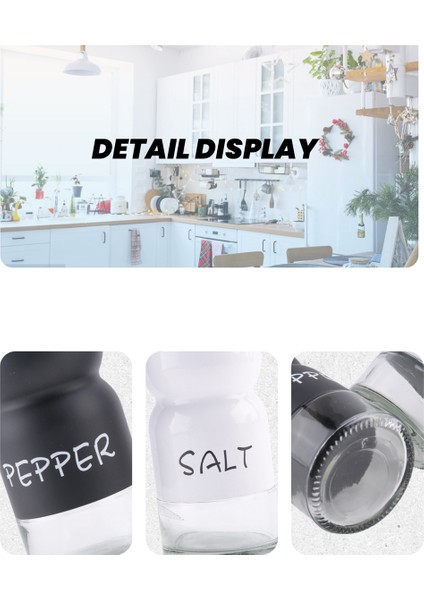 Ayarlanabilir Kapaklı Çiftlik Tuz ve Biberlik Seti, Modern Ev Tarzı Mutfak Dekorasyonu, Sevimli Tuzluk Seti (Yurt Dışından) indirimleri