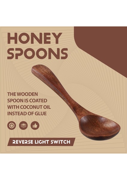 Küçük Ahşap Kaşıklar, 6 Adet 5.3 Inç Doğal Çorba Kaşıkları Bambu Ahşap Yemek Kaşığı, El Yapımı Soslar Karıştırma ve Servis Için (Yurt Dışından) fırsatları