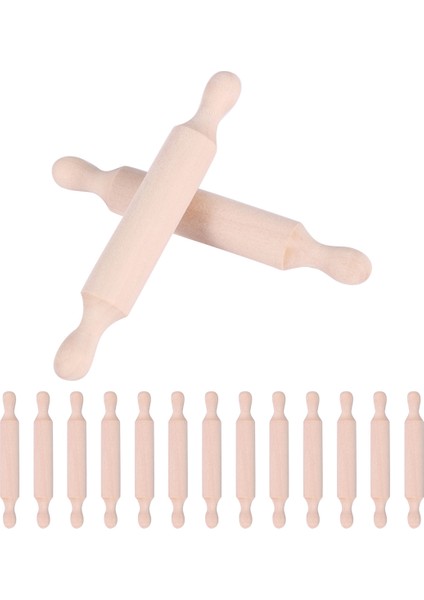 15 Adet Ahşap Mini Oklava 6 Inç Uzunluğunda Mutfak Pişirme Oklavası Çocuklar Için Küçük Ahşap Hamur Merdanesi Fondan (Yurt Dışından) modelleri