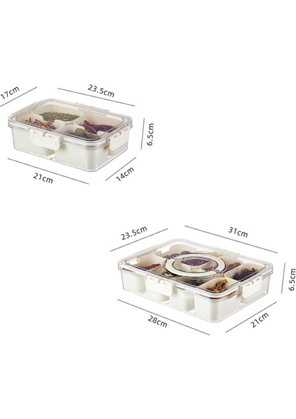 Parçalı Küçük Bölmeli Tepsili Baharat Kavanozları Tezgah Üstü Baharat Düzenleyici Mutfak Saklama Kabı Buzdolabı Için (Yurt Dışından) modelleri