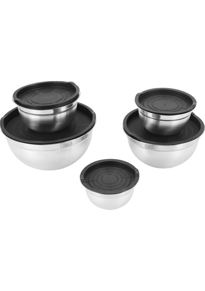 Parça Karıştırma Kabı, Hava Geçirmez Kapaklı Paslanmaz Çelik Istife Edilebilir Salata Kasesi, Mutfak Pişirme, Fırınlama Vb. Için Servis Kasesi (Yurt Dışından) fiyatları