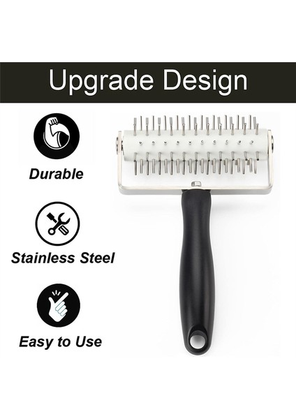 Pizza Hamuru Silindiri Paslanmaz Çelik, Pizza Iğne Delici Hamur Delme Makinesi Plastik Saplı, Yerleştirme Aleti (Yurt Dışından) fiyatları