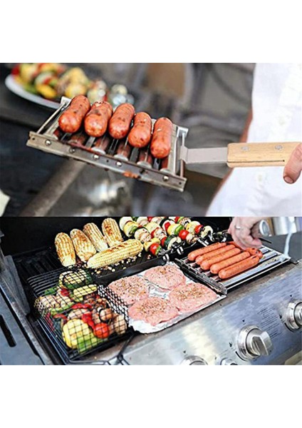 Sosis Rulosu Sosis Rulosu Rafı, Sosis Rulosu Rafı Paslanmaz Çelik Barbekü Sosis Rulosu Rafı, Kamp Yemekleri Için Sosis Rulosu (Yurt Dışından) fırsatları