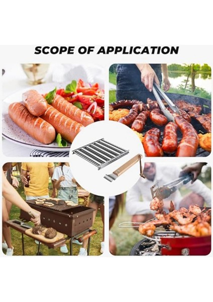 Sosis Rulosu Sosis Rulosu Rafı, Sosis Rulosu Rafı Paslanmaz Çelik Barbekü Sosis Rulosu Rafı, Kamp Yemekleri Için Sosis Rulosu (Yurt Dışından) indirimleri