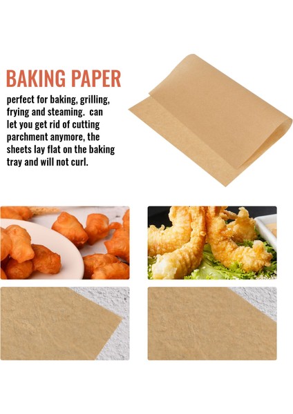 200 Adet Silikon Yağlı Kağıtlı Fırın Tepsisi, Yapışmaz Fırın Kağıdı, Pişirme, Fritöz, Kek, Bisküvi Vb. Için Uygundur (Yurt Dışından) fırsatları
