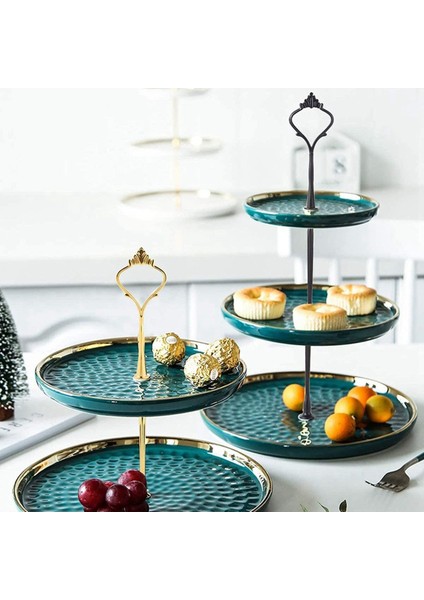 Set Pasta Standı Donanım Kiti Katmanlı Tepsi Donanım Parçaları Pasta Standı Için, 3 Katmanlı Pasta Standı Bağlantı Parçaları Donanım Tutucu (Yurt Dışından) fırsatları