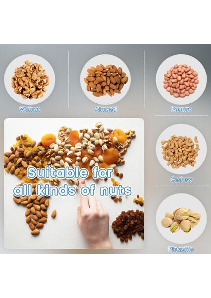 Ceviz, Ceviz, Pekan Cevizi Için El Kranklı Fındık Doğrayıcı, Üzeri Için Çok Amaçlı Doğrayıcı (Yurt Dışından) fırsatları