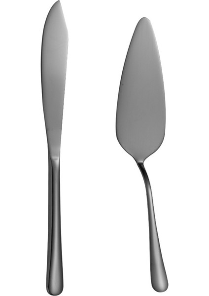 Düğün Için Pasta Kesme Seti, Pasta Bıçağı ve Servis Seti, Klasik Tasarım Pasta Servis Seti 2 Parça, Bulaşık Makinesinde Yıkanabilir, D (Yurt Dışından)