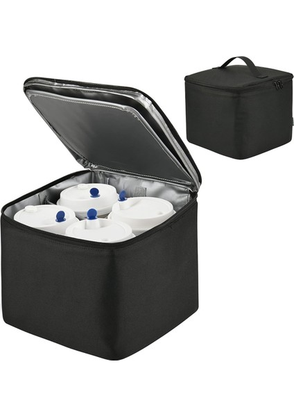 4 Bardaklık Içecek Taşıma Çantası, Yalıtımlı Içecek Taşıma Tutucu Çantası, Yeniden Kullanılabilir 2 Katlı 8 Bardaklık Kek Kapları Saklama Çantası (Yurt Dışından) fiyatları