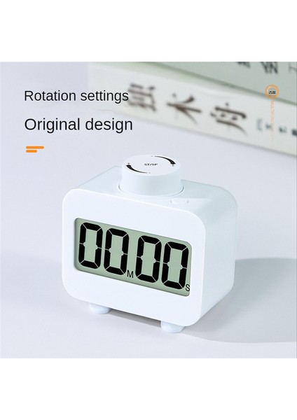 Dijital Zamanlayıcı Görsel Döner Mutfak Zamanlayıcısı Hızlı Ayarlanabilir Ileri ve Geri Sayım Zamanlayıcısı Zil Veya Yanıp Sönen Işıklar (Yurt Dışından) fiyatları