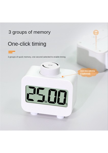 Dijital Zamanlayıcı Görsel Döner Mutfak Zamanlayıcısı Hızlı Ayarlanabilir Ileri ve Geri Sayım Zamanlayıcısı Zil Veya Yanıp Sönen Işıklar (Yurt Dışından) indirimleri