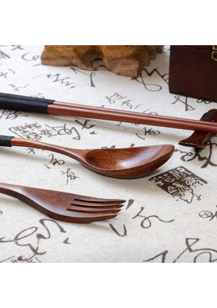 2'li Ahşap Yemek Takımı Sofra Takımı Çatal Bıçak Takımı Seyahat Gereçleri Bağlanmış Halat Yeniden Kullanılabilir Yemek Takımı, Ahşap Çatal Kaşık Yemek Çubukları (Yurt Dışından) fiyatları