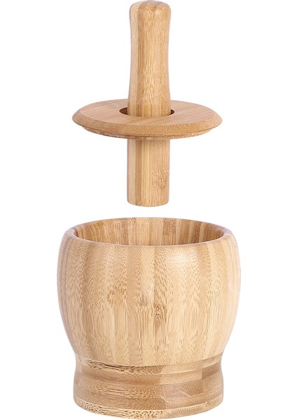 Çok Işlevli Bambu Sarımsak Kavanozu, Sarımsak Presi Zencefil Baharat Öğütme Seti Ot Baharat Ezici Mutfak Aleti (Yurt Dışından) indirimleri