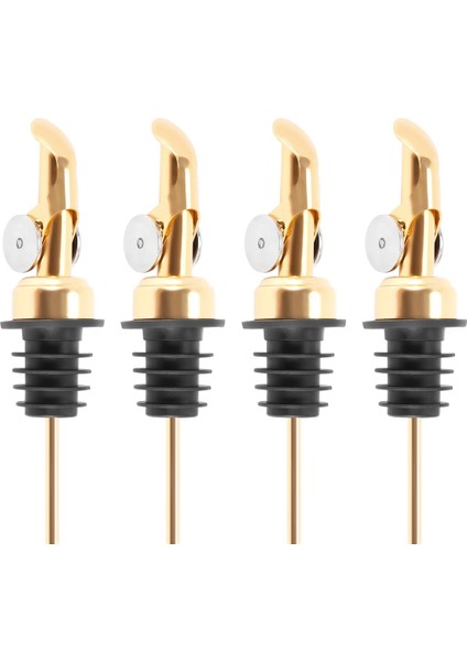 Ağırlıklı Paslanmaz Çelik Dökücüler, Otomatik Dönen Zeytinyağı Dağıtıcı Ağzı, Balsamik Sirke Dökme Ağızları 4 Adet (Yurt Dışından) fiyatları