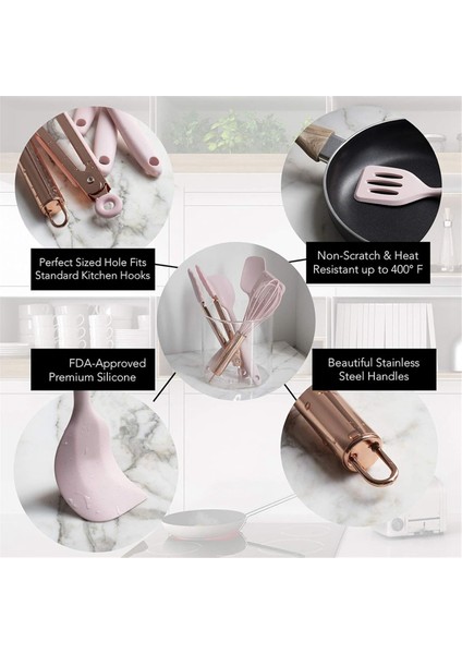 Silikon Pişirme Gereçleri Mutfak Gereçleri Seti Silikon Mutfak Gereçleri Yapışmaz Tencereler Için Pişirme Gereçleri (Yurt Dışından) fırsatları