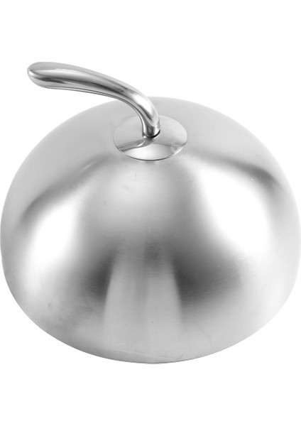 Adet 24 cm Paslanmaz Çelik Biftek Kapağı Teppanyaki Kubbeli Yemek Kapağı Ev Yuvarlak Yağ Geçirmez Yemek Kapağı Mutfak Pişirme (Yurt Dışından) modelleri