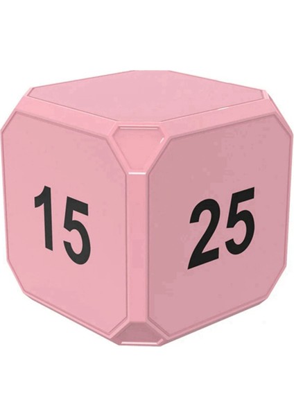 Pembe Çevirmeli Mini Dijital Zamanlayıcı, LED Ekran, 4 Ön Ayarlı Zaman, Çift Mod, Geri Sayımlı Pişirme Zamanlayıcısı (Yurt Dışından)