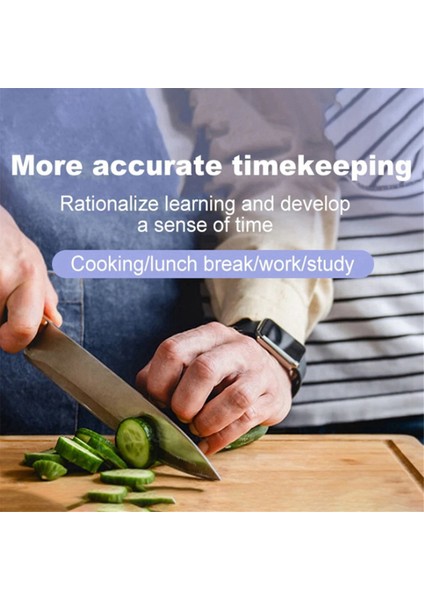 Pembe Çevirmeli Mini Dijital Zamanlayıcı, LED Ekran, 4 Ön Ayarlı Zaman, Çift Mod, Geri Sayımlı Pişirme Zamanlayıcısı (Yurt Dışından) fiyatları