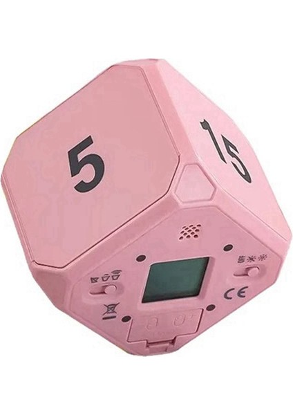 Pembe Çevirmeli Mini Dijital Zamanlayıcı, LED Ekran, 4 Ön Ayarlı Zaman, Çift Mod, Geri Sayımlı Pişirme Zamanlayıcısı (Yurt Dışından) indirimleri
