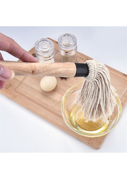 18 Inçlik Basting Fırçası Barbekü Paspası Barbekü Fırçaları Soslar Için Dayanıklı Doğal Sert Ahşap Saplı Barbekü Izgara Fırçası ve Sos Fırçası (Yurt Dışından) fırsatları