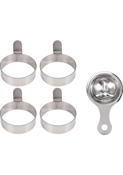 Adet Paslanmaz Çelik Yumurta Halkası, Yumurta Şekillendirici, Yapışmaz Pişirme Halkaları, Omlet Kalıbı, 1 Yumurta Ayırıcı, Mutfak Pişirme Aletleri (Yurt Dışından) fiyatları