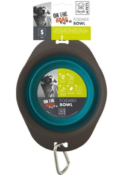 On The Road Katlanabilen Mama Kabı (S) 420ML Turkuaz/kahverengi fiyatları