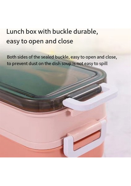 Katmanlı Öğle Yemeği Kutusu Mikrodalgada Pişirilebilir Öğle Yemeği Kutusu Gıda Saklama Kutusu Bento Kutusu Öğrenciler Çocuklar Ofis Çalışanları Yeşil (Yurt Dışından) modelleri