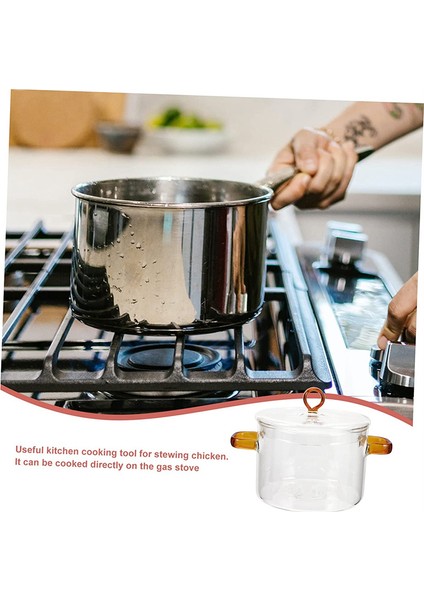 Cam Anında Erişte Tencere Fırın Tavaları Sos Tavası Paslanmaz Çelik Kapaklı Sos Tavası Çorba Tenceresi (Yurt Dışından) indirimleri