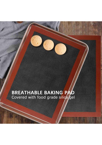 Bisküvi/ekmek/mutfak Pişirme Aletleri Aksesuarları Delikli Silikon Pişirme Matı Yapışmaz Fırın Matı Astar Aracı, 2 Adet (Yurt Dışından) fiyatları
