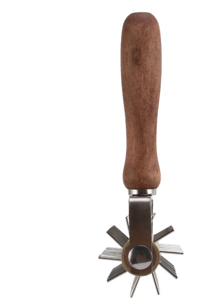 Paslanmaz Çelik Tekerlek Pizza Ekmek Iğne Delgeçler Silindir Turta Hamuru Hamur Çekirdeği Dayanıklı Ahşap Saplı (Yurt Dışından) modelleri