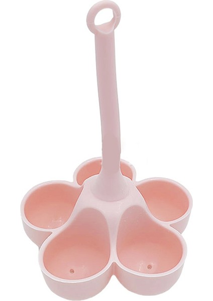 Delikli Silikon Yumurta Pişirici Yüksek Sıcaklığa Dayanıklı Buharda Pişmiş Yumurta Tepsisi Gıda Sınıfı Tamamlayıcı Gıda Araçları Pembe (Yurt Dışından)