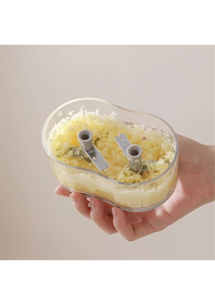 Manuel Sarımsak Kesici - Mutfak Için El Tipi Kıyma Makinesi, Verimli Zencefil ve Sarımsak Kırıcı, Çamur Kesici Alet (Yurt Dışından) indirimleri