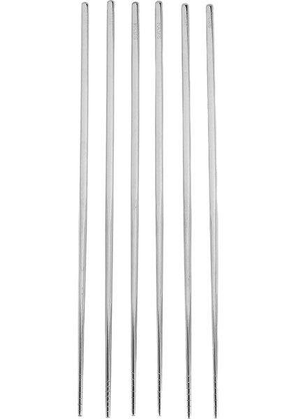 Çift Ekstra Uzun Paslanmaz Çelik Yemek Çubukları Kaymaz Dişli, Sıcak Tencere, Pişirme ve Kızartma Için (Yurt Dışından) modelleri