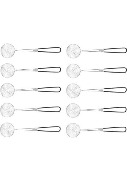 10 Adet Sıcak Tencere Süzgeç Kepçesi, Paslanmaz Çelik Sıcak Tencere Süzgeç Kaşıkları, Saplı Süzgeç Kepçesi (Yurt Dışından) modelleri