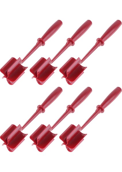 Mutfak Kıyma Makinesi Ezici Isıya Dayanıklı Yapışmaz Hamburger Doğrayıcı Patates Ezici Alet Mutfak Aletleri Kırmızı (Yurt Dışından)