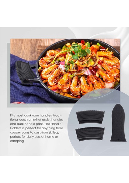Silikon Sıcak Sap Tutucu Kapak Seti Yardımcı Tava Sapı Kılıfı Tencere Altlıkları Dökme Demir Tava Sapları Kavrama Kapakları (Yurt Dışından) modelleri