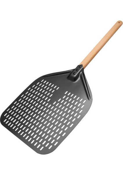 Pizza Küreği, Delikli Pizza Küreği, Çıkarılabilir Dikdörtgen Pizza Çevirme Spatulası, 12 Inç Pizza ve Ekmek Severler Için (Yurt Dışından)