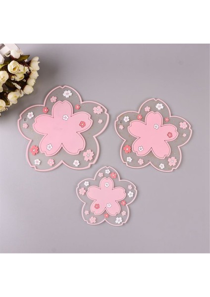 Sakura Çay Fincanı Altlığı Sakura Bardak Altlığı Yalıtımı Çay, Süt, Kupa, Içecek Bardak Altlıkları Pembe (Yurt Dışından) modelleri