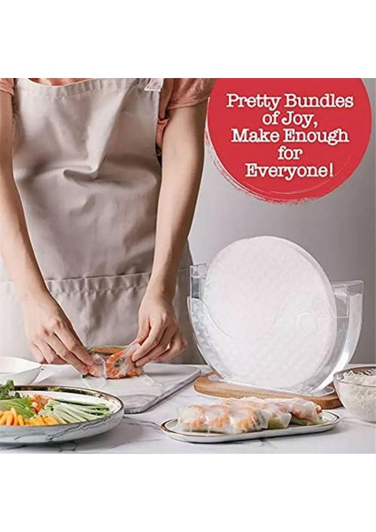 Pirinç Kağıdı Ambalaj Kabı Çin Böreği Su Kabı Pirinç Kağıdı Tutucu Vietnam Pasta Kutusu Mutfak Aletleri (Yurt Dışından) indirimleri