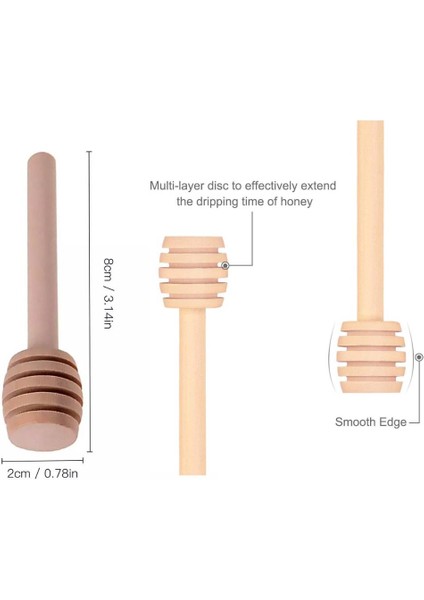 10 Adet Mini Ahşap Bal Çubuğu Bal Kaşığı Petek Çubuğu Bal Karıştırıcı Bal Karıştırıcı Tencere Kahve Süt Çay Güvenli Karıştırıcı (Yurt Dışından) fiyatları