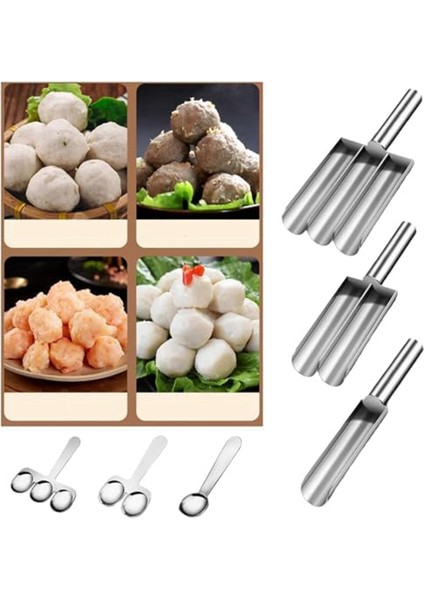 Köfte Kepçe Makinesi, Köfte Şeklinde Top Makinesi, Paslanmaz Çelik Mutfak Manuel Köfte Makinesi, Yapışmaz Köfte Makinesi (Yurt Dışından) fırsatları